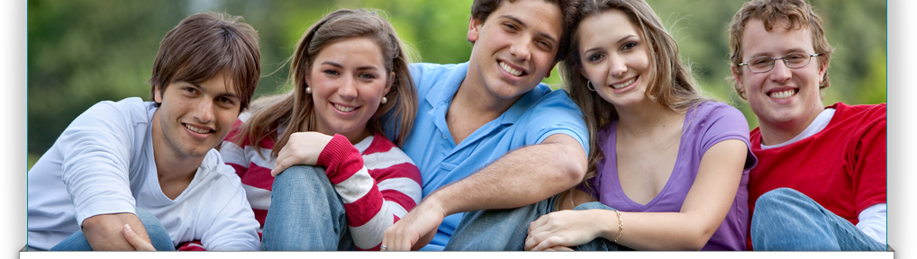 Friends smiling